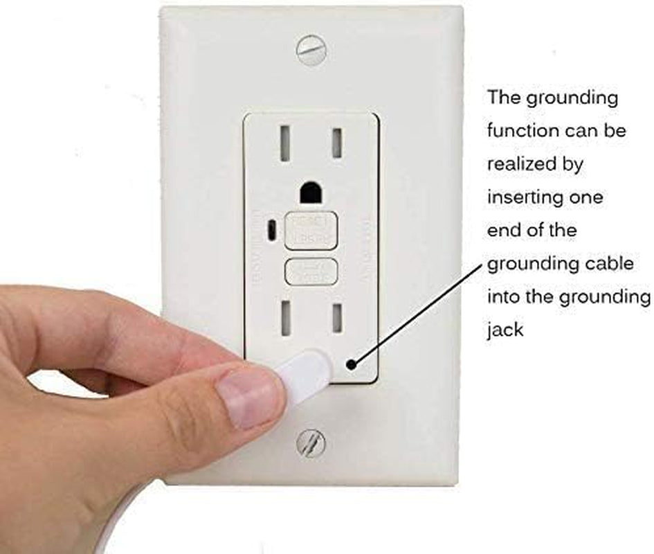Grounding Sheet with Grounding Cord - Materials Organic Cotton and Silver Fiber Natural Wellness (27 * 52 Inch)