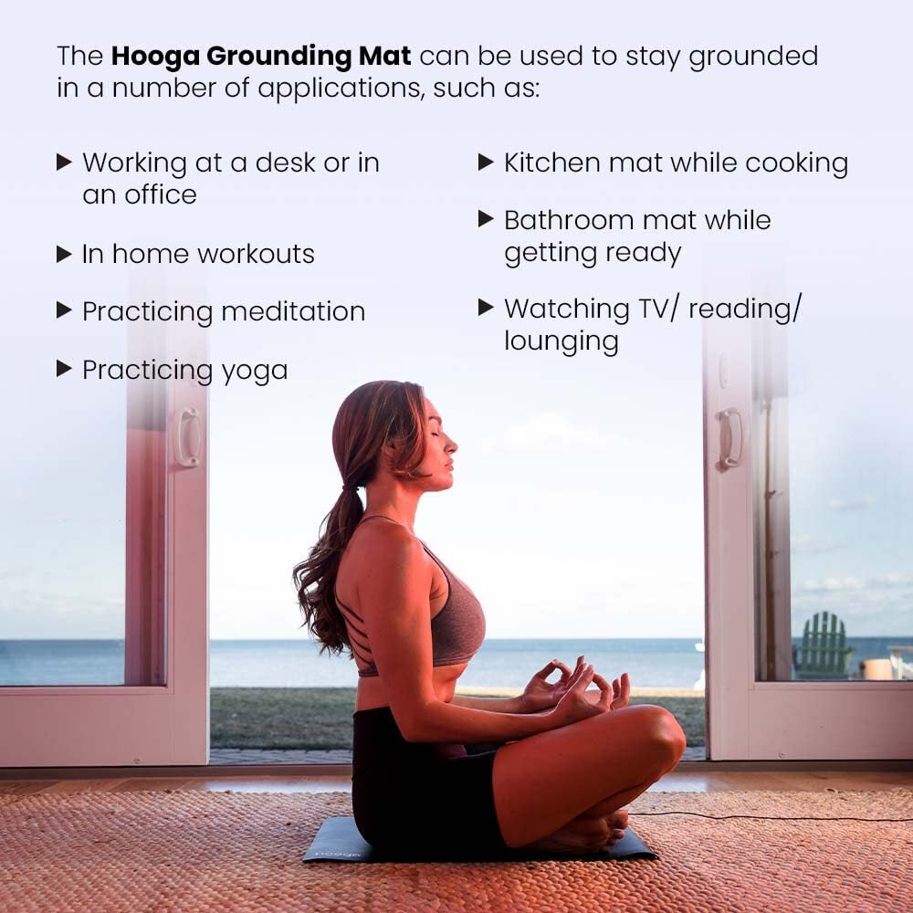 Grounding Mat for Sleep, Energy, Pain Relief, Inflammation, Balance, Wellness...