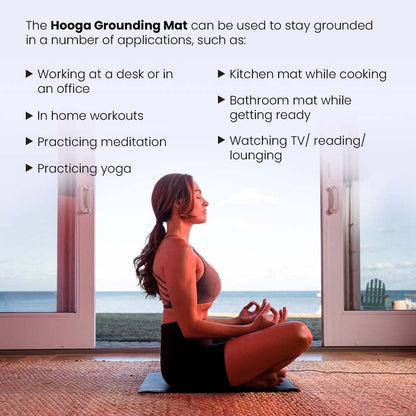 Grounding Mat for Sleep, Energy, Pain Relief, Inflammation, Balance, Wellness...